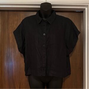 Madewell Black Blouse - Size XL